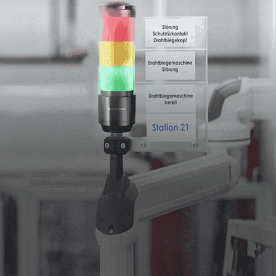 WERMA Signal Tower Light for industrial machine status indication